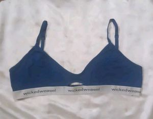 Blue Wicked Weasel Bra