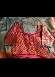 last price.   silk saree with blouse
