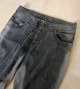Stylish Grey Wash Jogger Jeans
