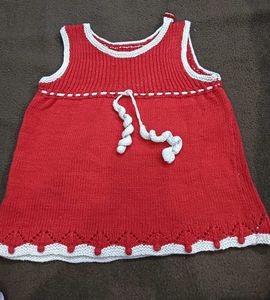 Cute Red Knit Dress🔥