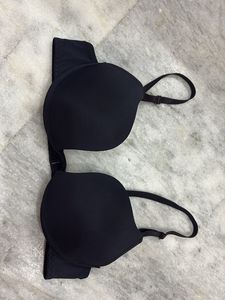 Black Padded wired Push-Up Bra