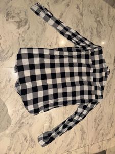 Classic Black &amp; White Checkered Shirt