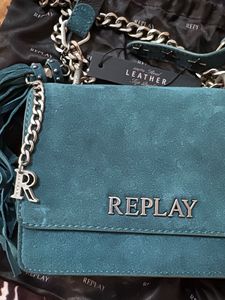 relay studded shoulder bag