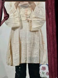 Boho Floral Embellished Kurta
