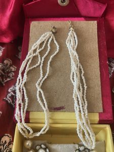 pearl Beaded Necklace Set