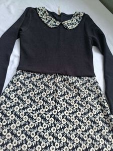 Chic Black &amp; White Floral Dress