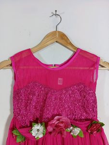 Festive wear Dark Pink Dress (Girl)
