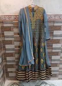 Heavy Anarkali Set With Necklace