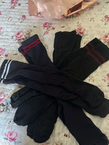 one pair of Black Socks