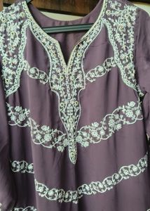 Elegant Embroidered Kurta Set