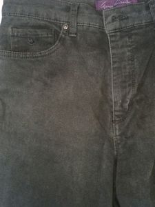 Black straight jeans