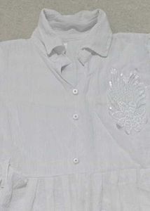 White Chikankari Kurta and Palazzo Set