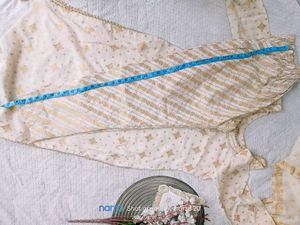 Elegant Cream Kurta Set with Dupatta