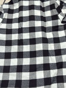 Classic Black &amp; White Checkered Shirt