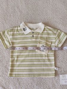 Cute Striped Polo Shirt