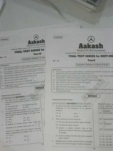 20 Final Test Series for NEET