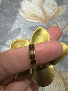 Gold Flower Statement Ring
