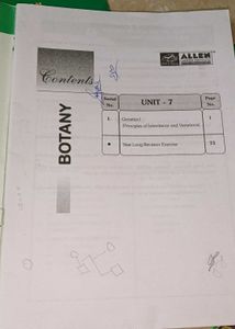 Allen botany modules for NEET ug Class 12 📖