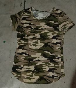 Cargo Print Tshirt For Women