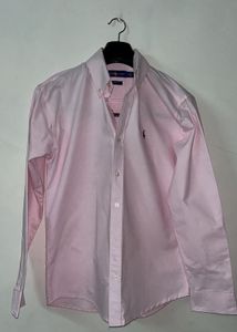 Pink Ralph Lauren Oxford Shirt