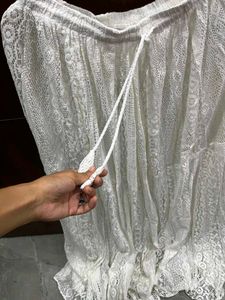 long skirt off white color