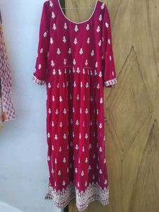 Elegant Rani pink heavy Embroidered suit