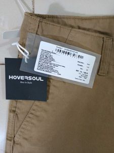 New Unused HOVERSOUL Men's Khaki Shorts