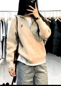 Cozy Half-Zip Knit Sweater
