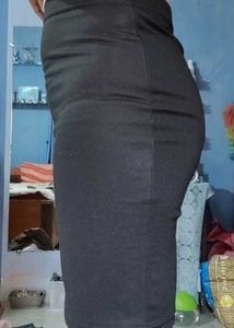 Classic Black Pencil Skirt