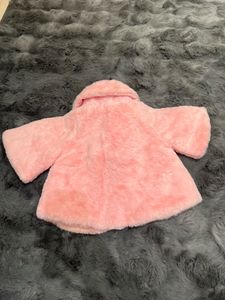 Vintage Pink Bunny Faux Fur Coat