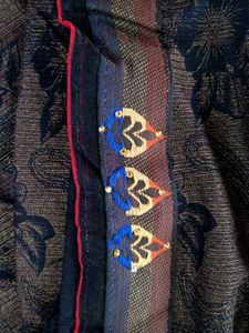 Designer Saree with Floral Print