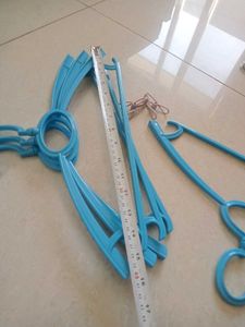 Blue Clothes Hangers