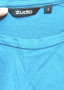 Blue over sized Crop top With Designer Sleeves 💙💙