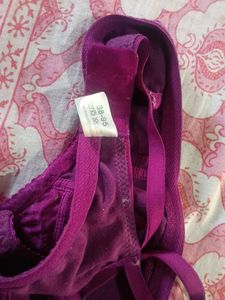 Purple Lace Bra