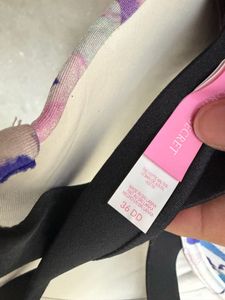 Floral Print Padded Bra - Size 36DD