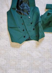 Green Suit &amp; Vest Set