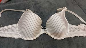 Striped Bra with Bow Detail 36 to 38c