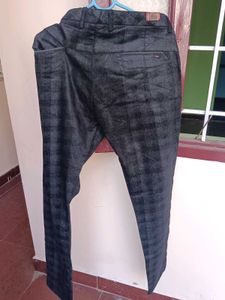 Stylish Black Textured Pants
