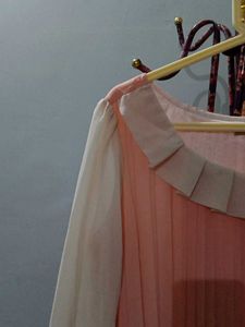 Chic Pleated Pastel Dress