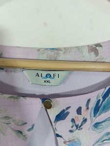 Lavender Printed Casual Dress (Women)