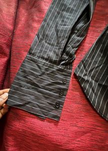 Classic Pinstripe Button-Down Shirt