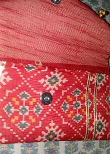 Embroidered Clutch Bag
