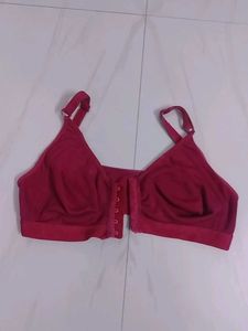 Burgundy Bra - Comfortable Support
