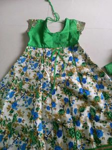 Beautiful Floral anarkali suit