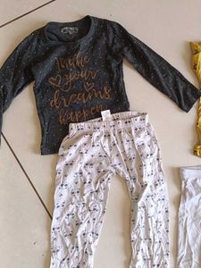 Girls Pajama Set - Tops &amp; Bottoms