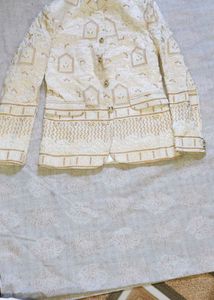 Men's Embroidered Kurta Set