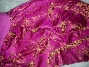 Golden Embroidered Homemade Kurta
