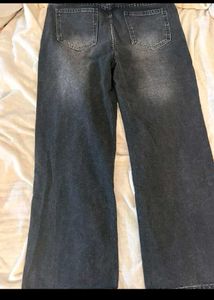 Savana  Black Wide-Leg Jeans