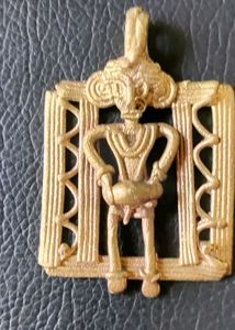 Shantiniketan 's Tribal  Dokra Pendants
