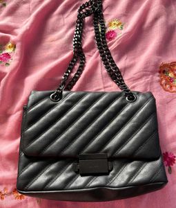 Original Aldo Quilted Cross Body With Chain Straps
